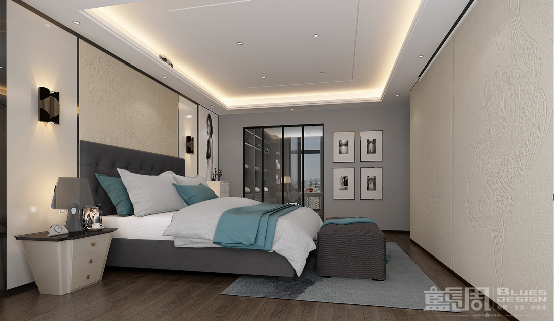 曦灣天馥私宅設(shè)計:主臥