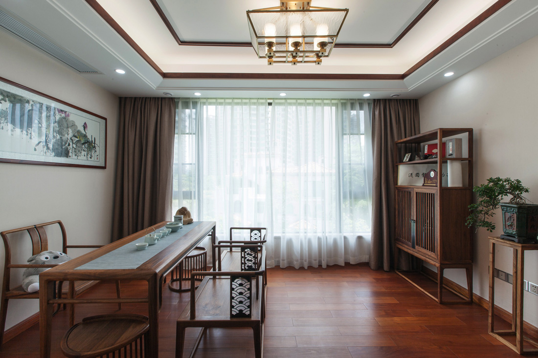 清林徑別墅裝修設計-茶室 別墅設計公司-深圳藍調設計
