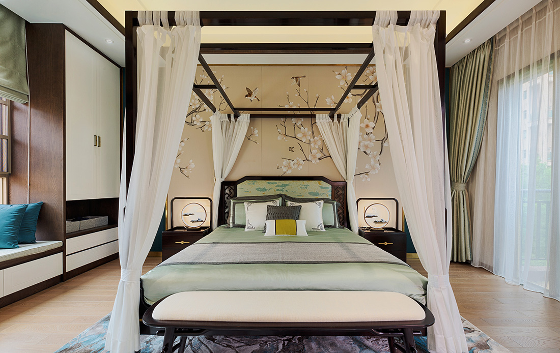 深圳公園大地聯排別墅設計-主臥