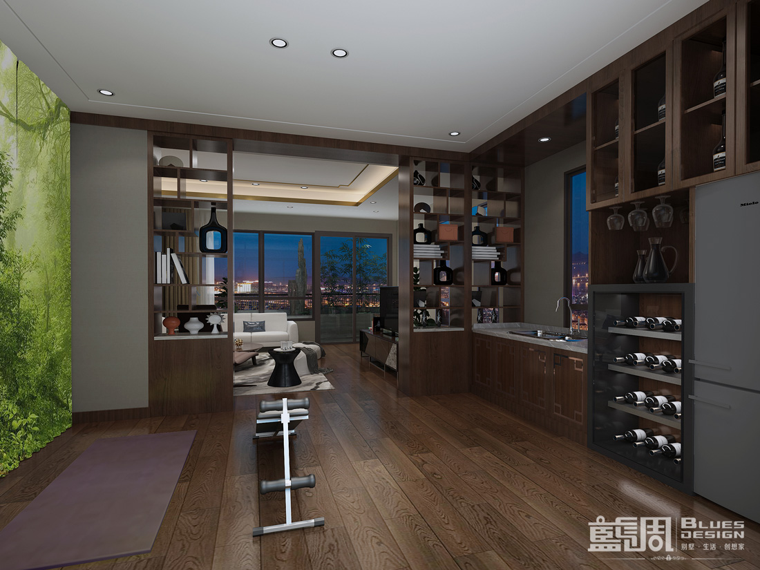 藍(lán)調(diào)設(shè)計(jì)|雍地軒別墅設(shè)計(jì)