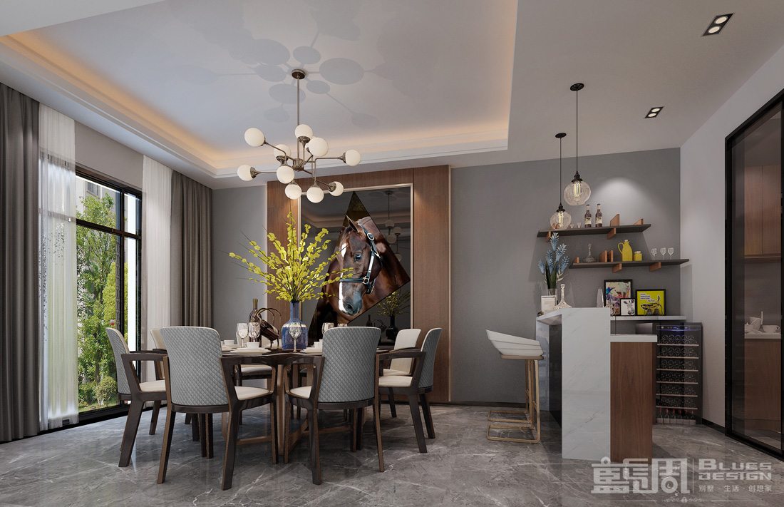 深圳硅谷別墅設計:餐廳